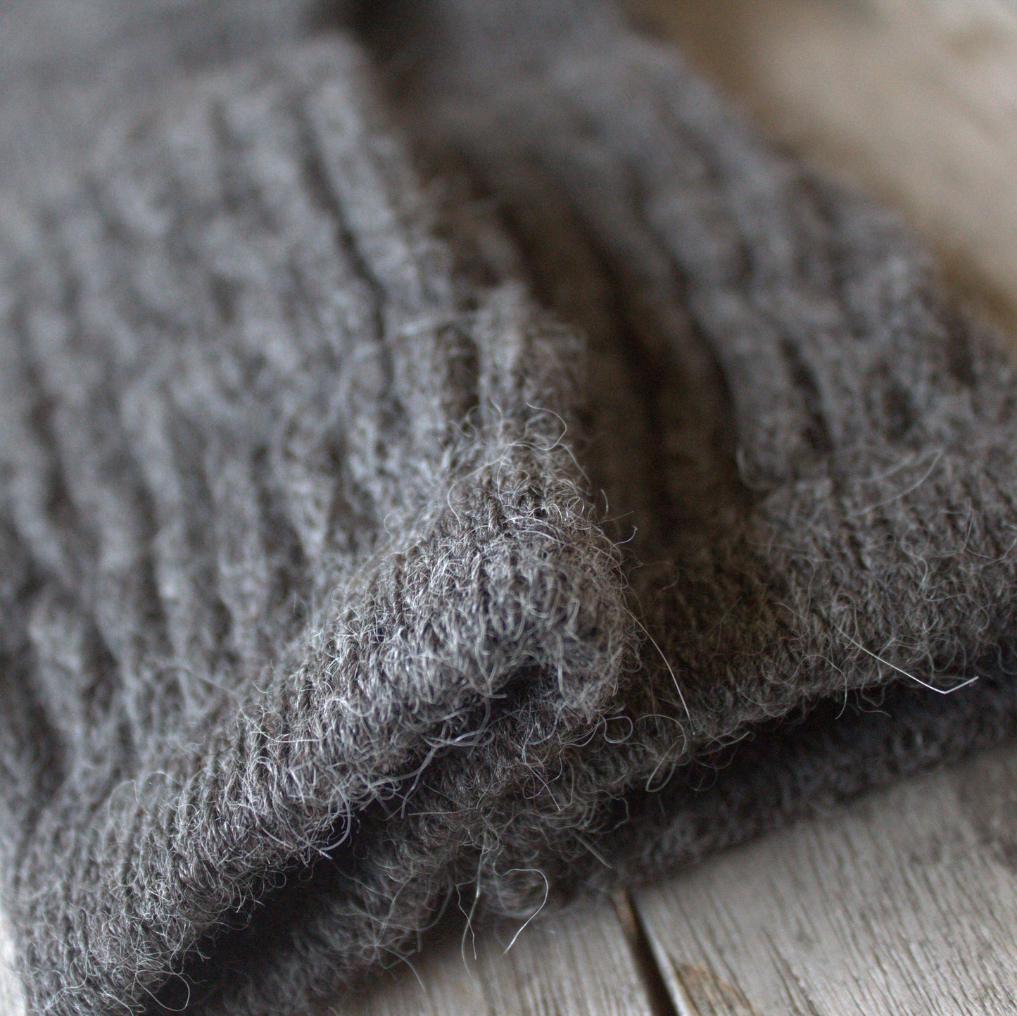 Alpaca Ribbed Socks