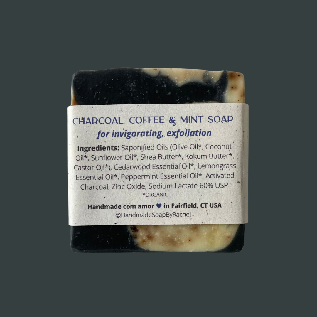 Charcoal, Coffee, & Mint Soap