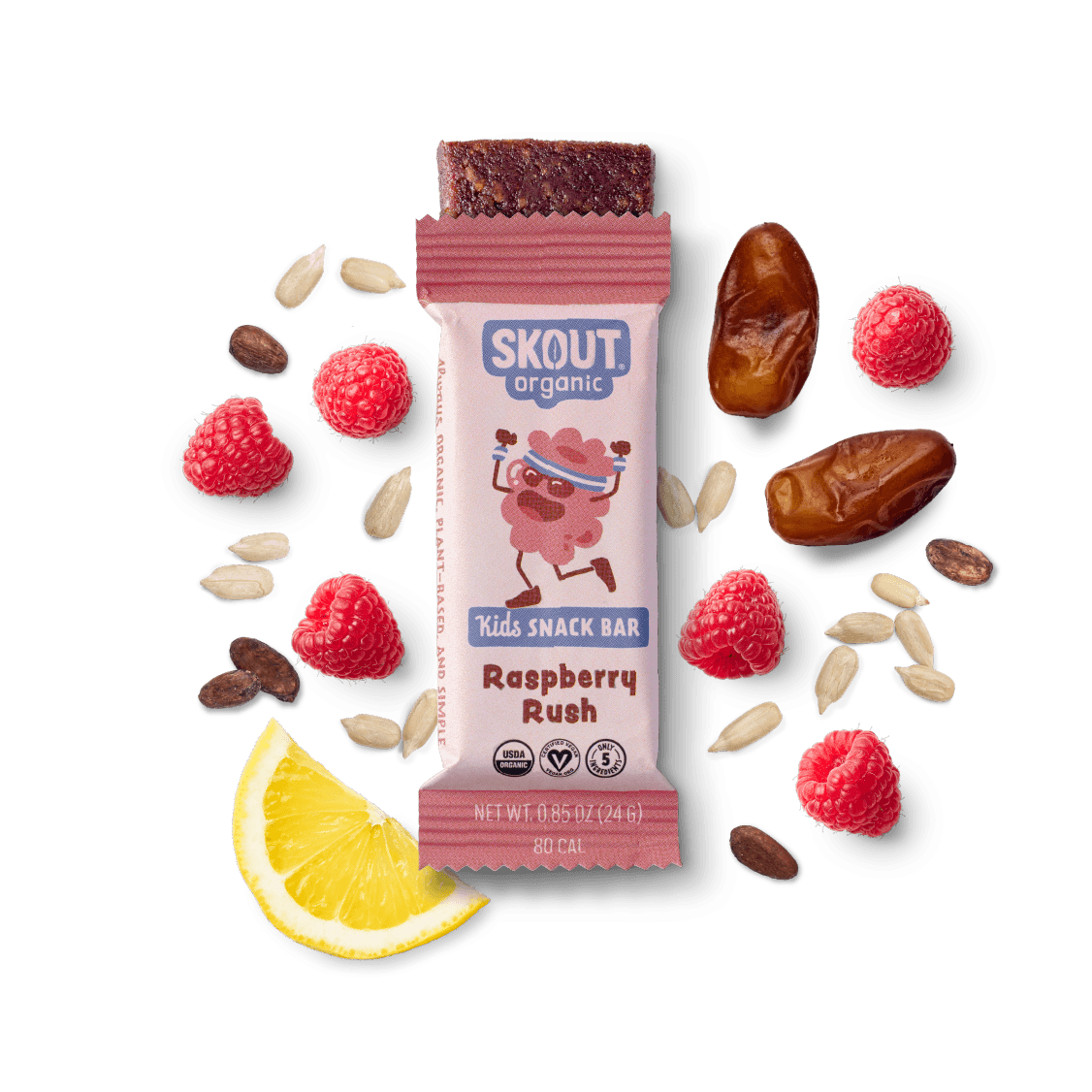 Skout Organic - Raspberry Rush Kids Bar