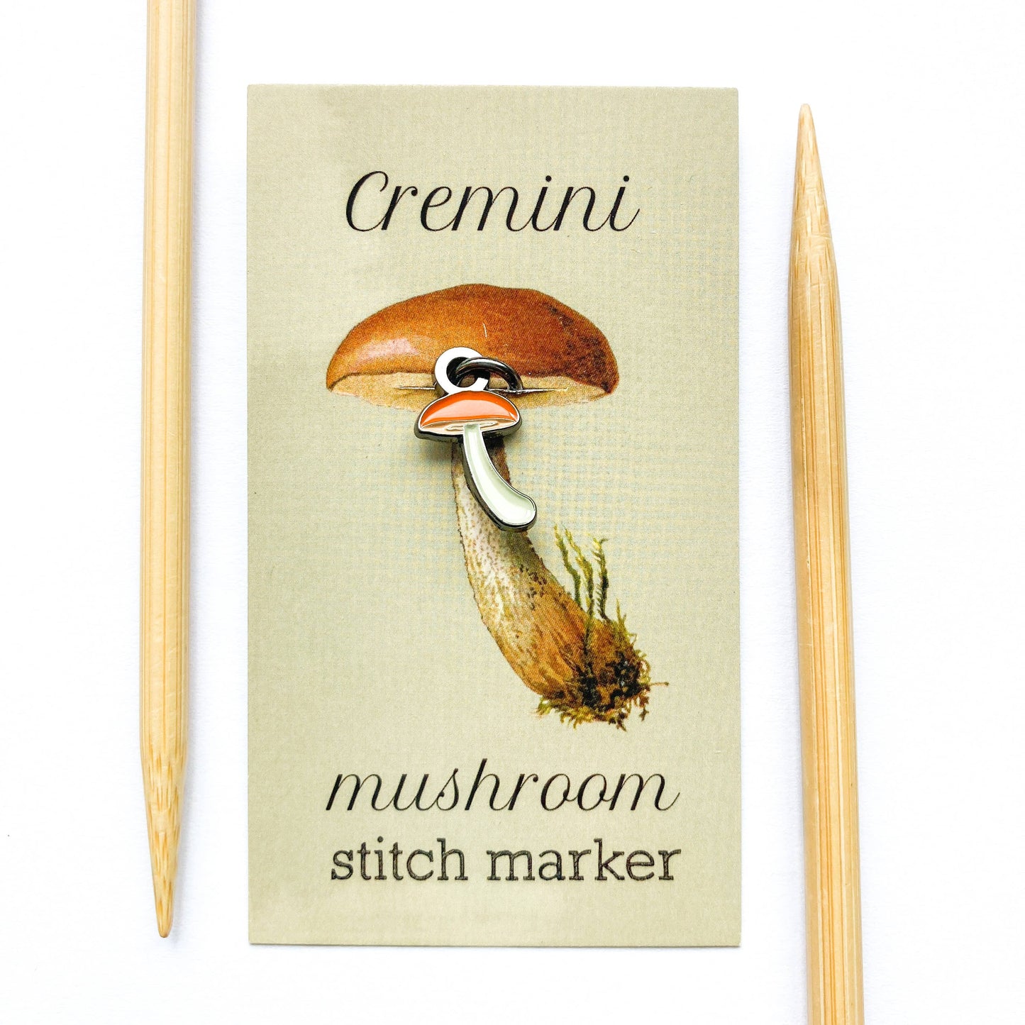 Mushroom Stitch Marker
