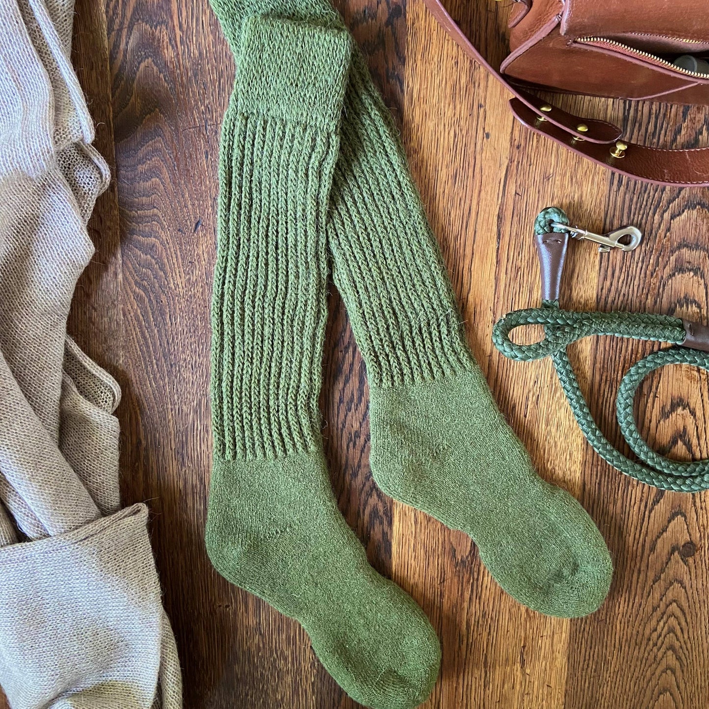 Alpaca Knee Socks