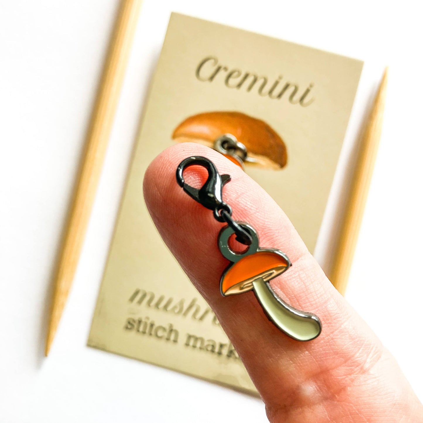 Mushroom Stitch Marker