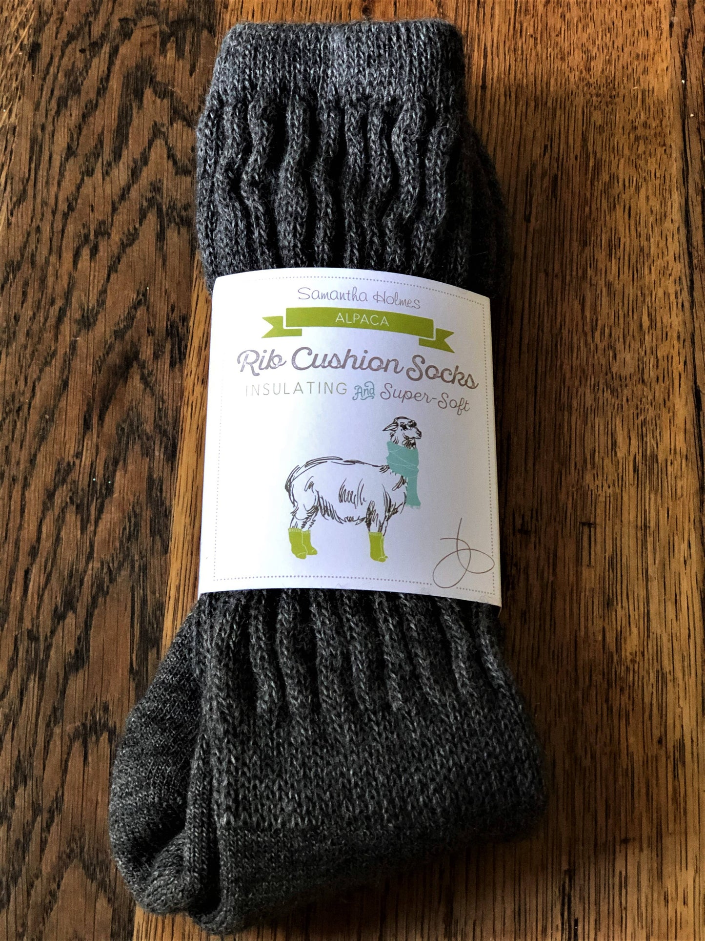 Alpaca Ribbed Socks