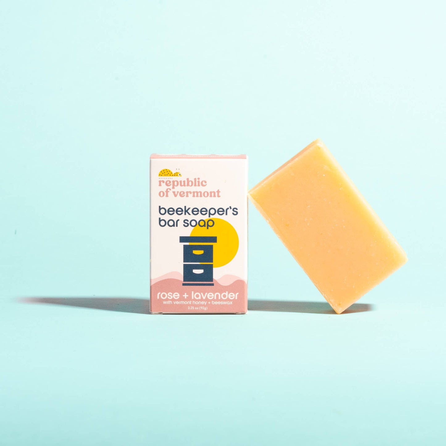 Republic Of Vermont - Beekeeper's Bar Soap - Rose + Lavender