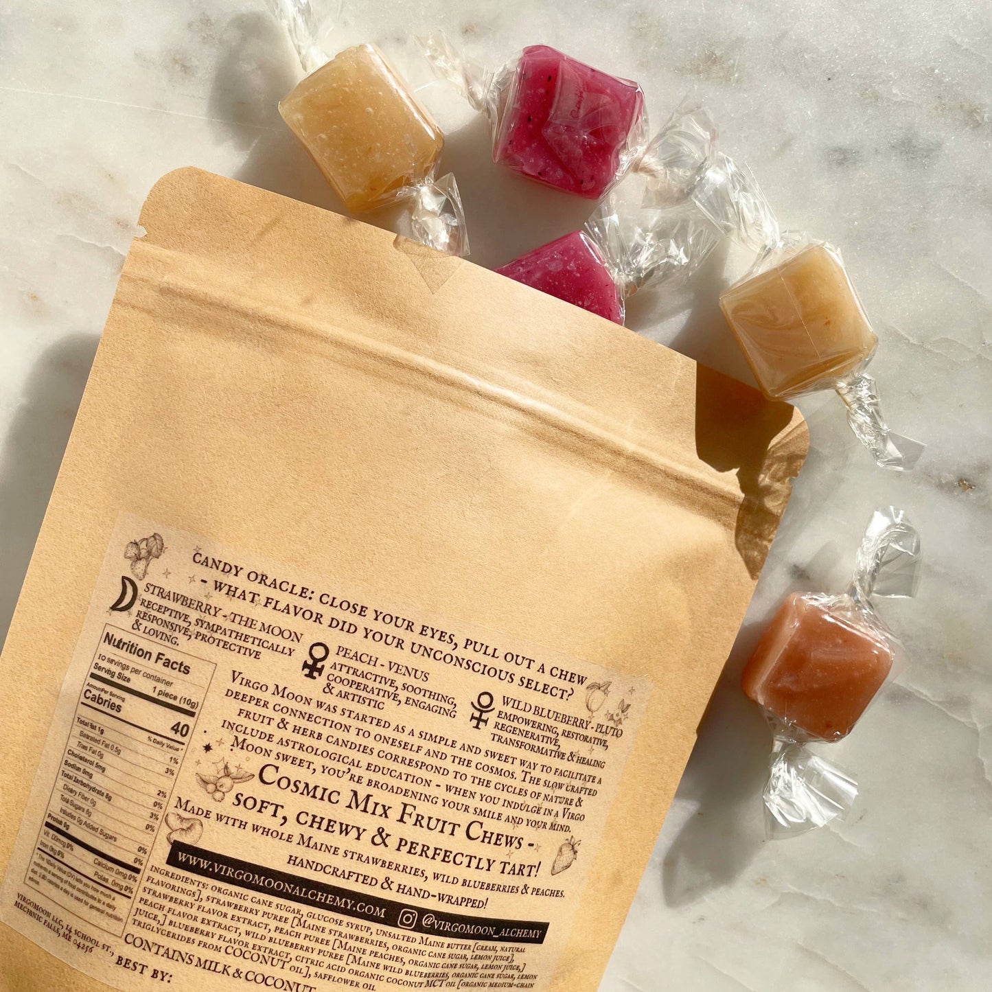 Virgo Moon - Cosmic Mix Fruit Chews - Wild Blueberry, Strawberry & Peach
