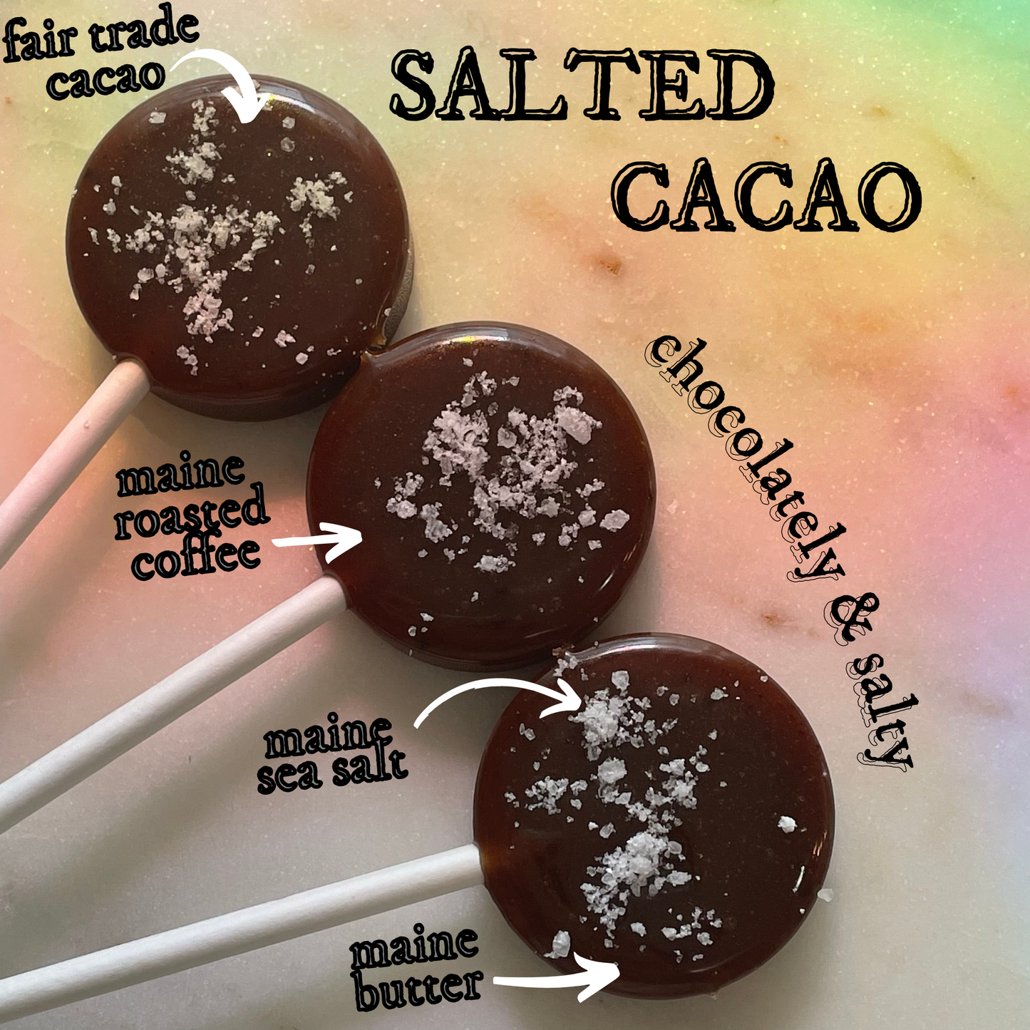 Virgo Moon - Plants & Planets Lollipops - Cosmic Candy Apothecary: Strawberries & Cream