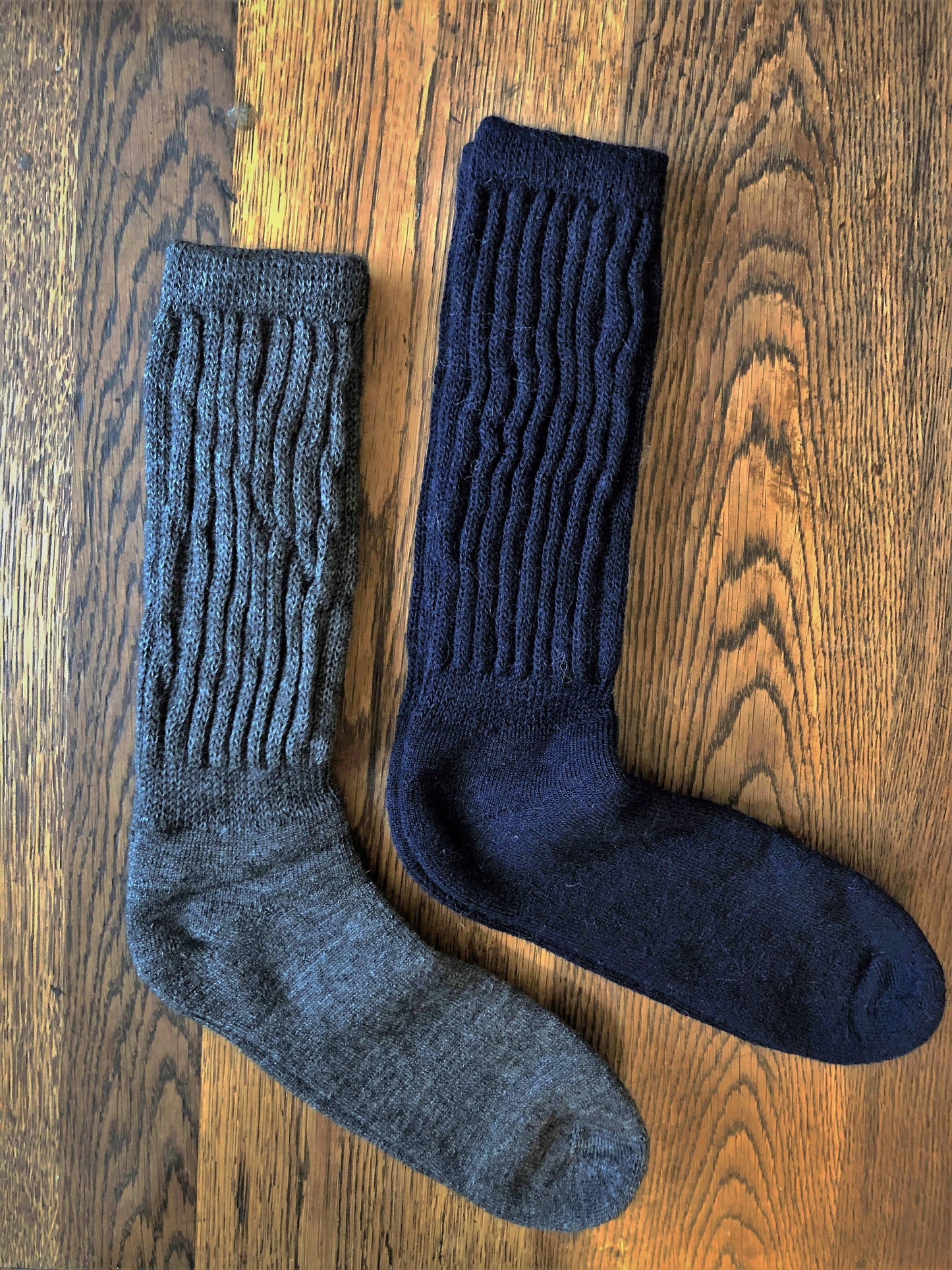 Alpaca Ribbed Socks