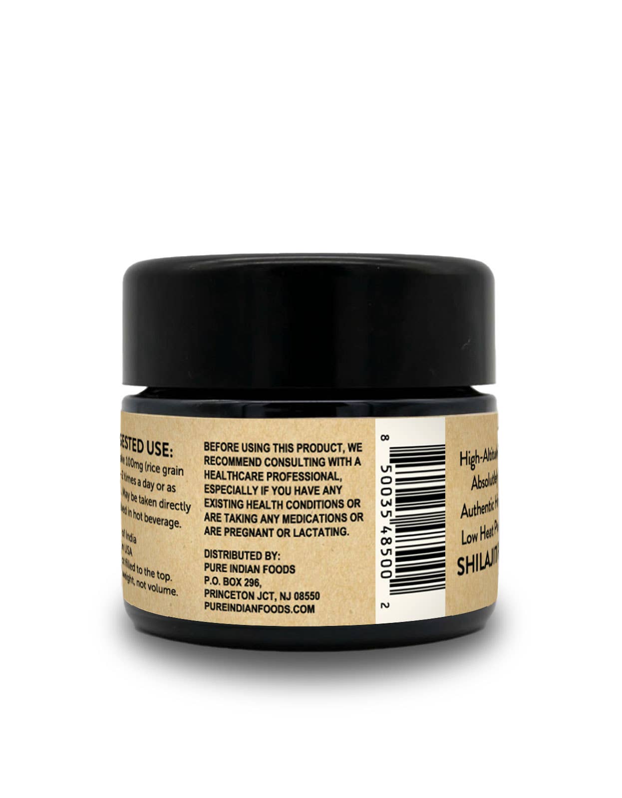 Pure Indian Foods - Best Shilajit Ever - 100% Pure Himalayan Shilajit Resin: 10g