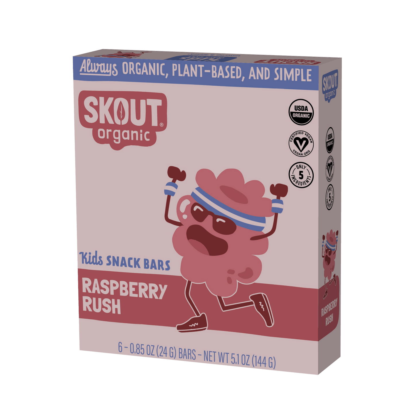 Skout Organic - Raspberry Rush Kids Bar