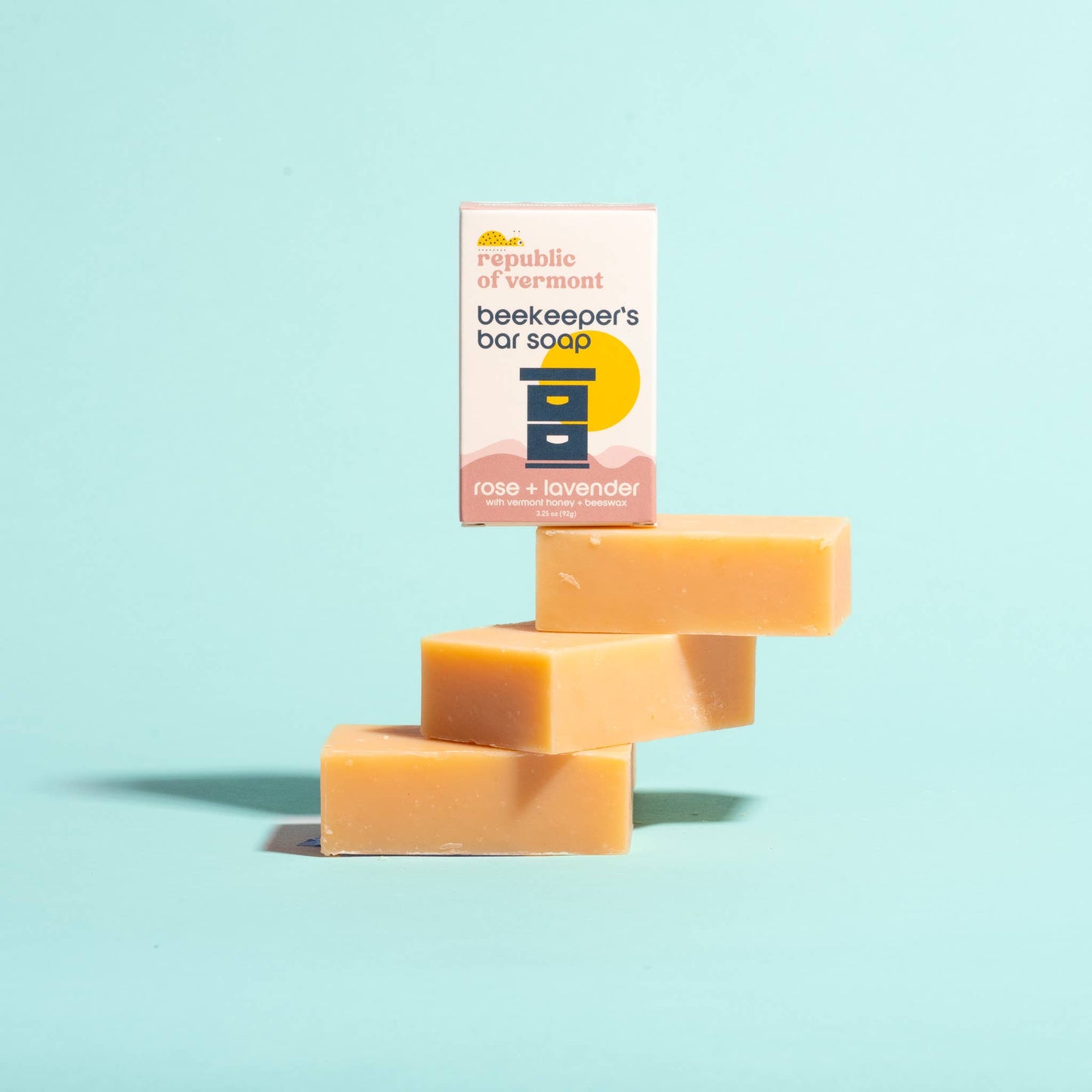 Republic Of Vermont - Beekeeper's Bar Soap - Rose + Lavender
