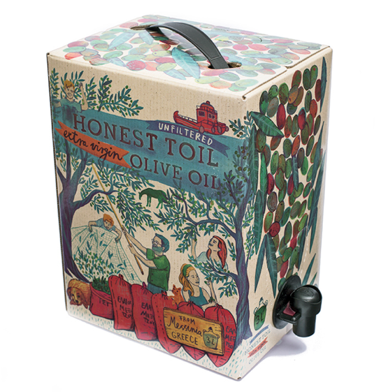 Honest Toil - 3LTR box extra virgin olive oil - NOV 2024 HARVEST