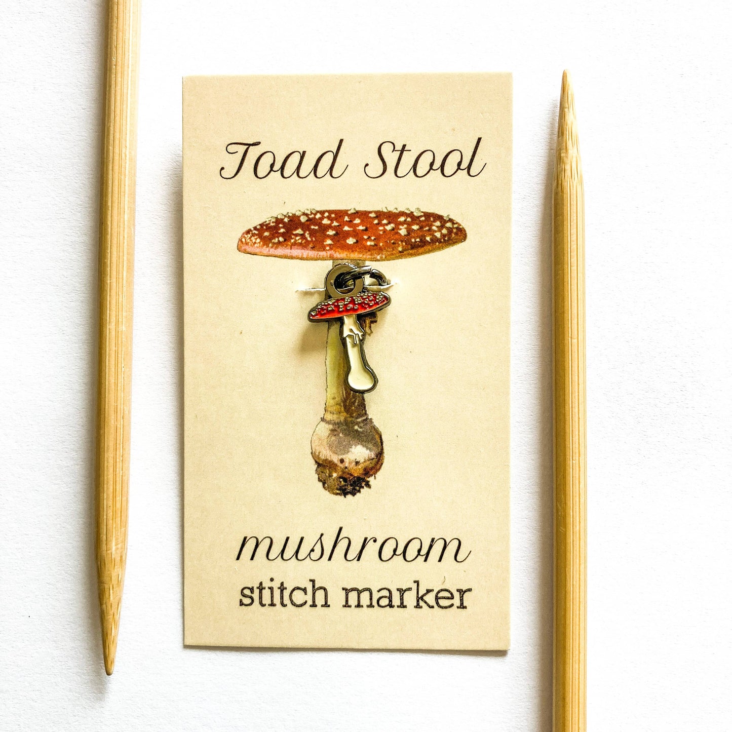 Mushroom Stitch Marker