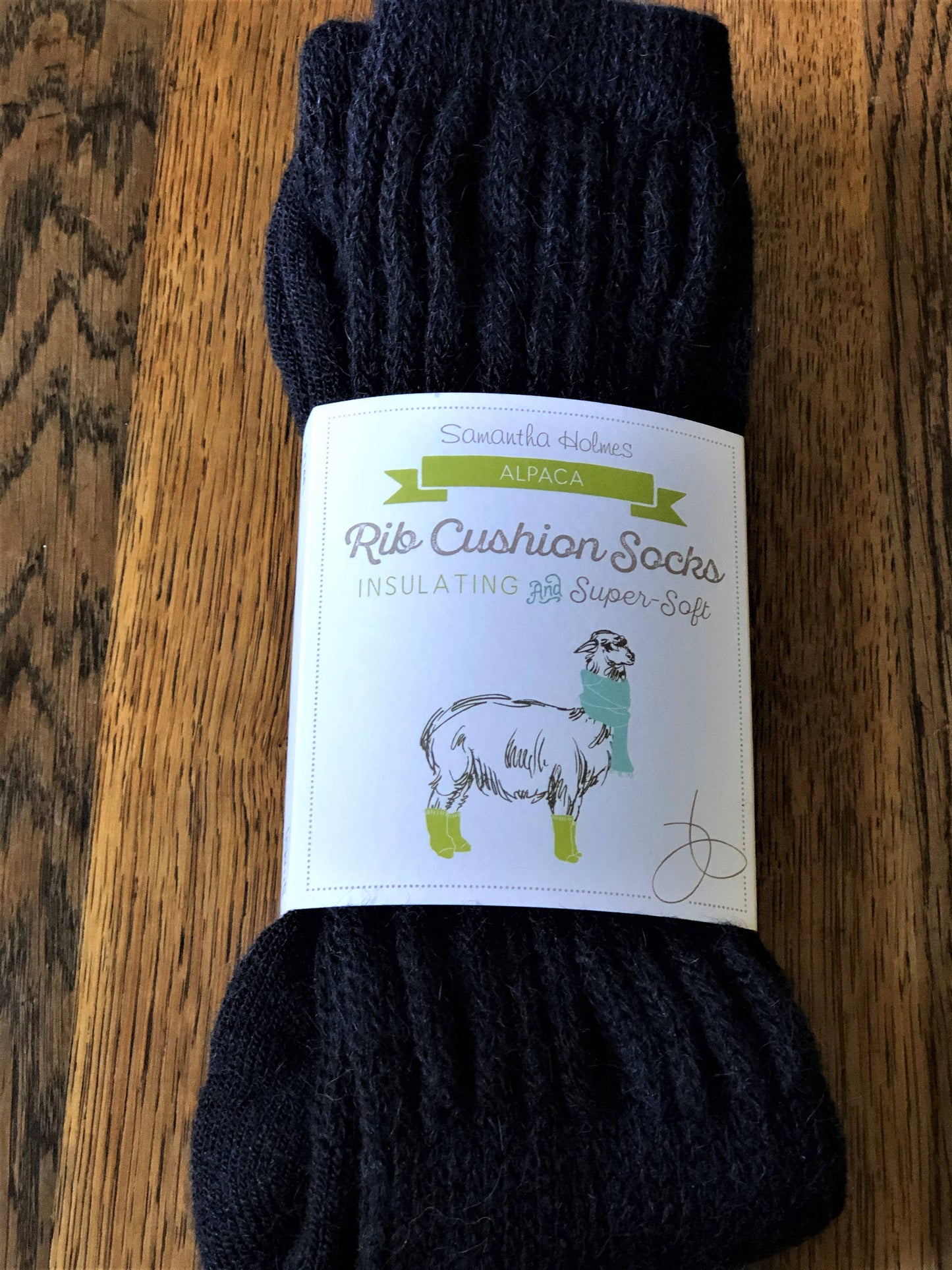 Alpaca Ribbed Socks