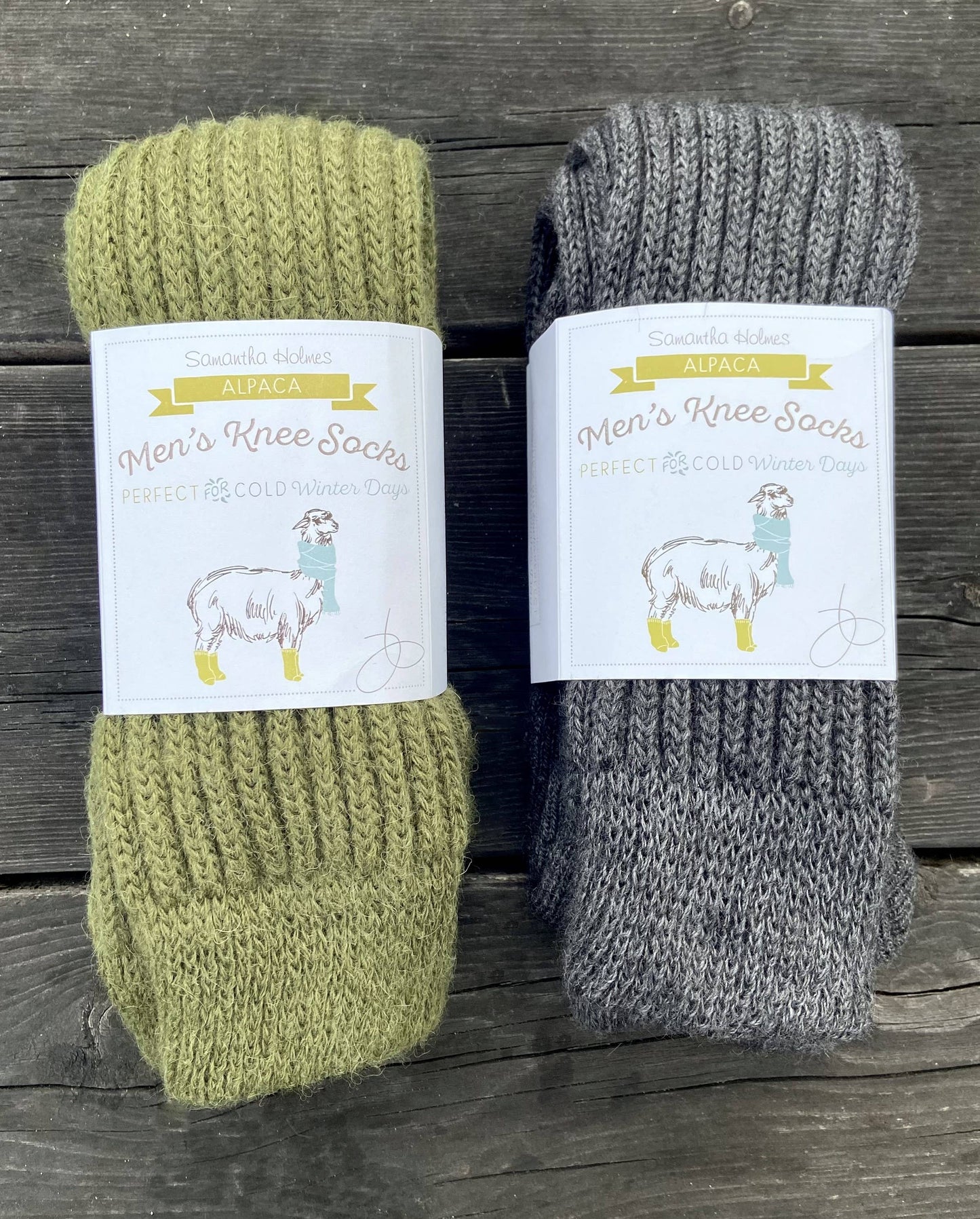 Alpaca Knee Socks