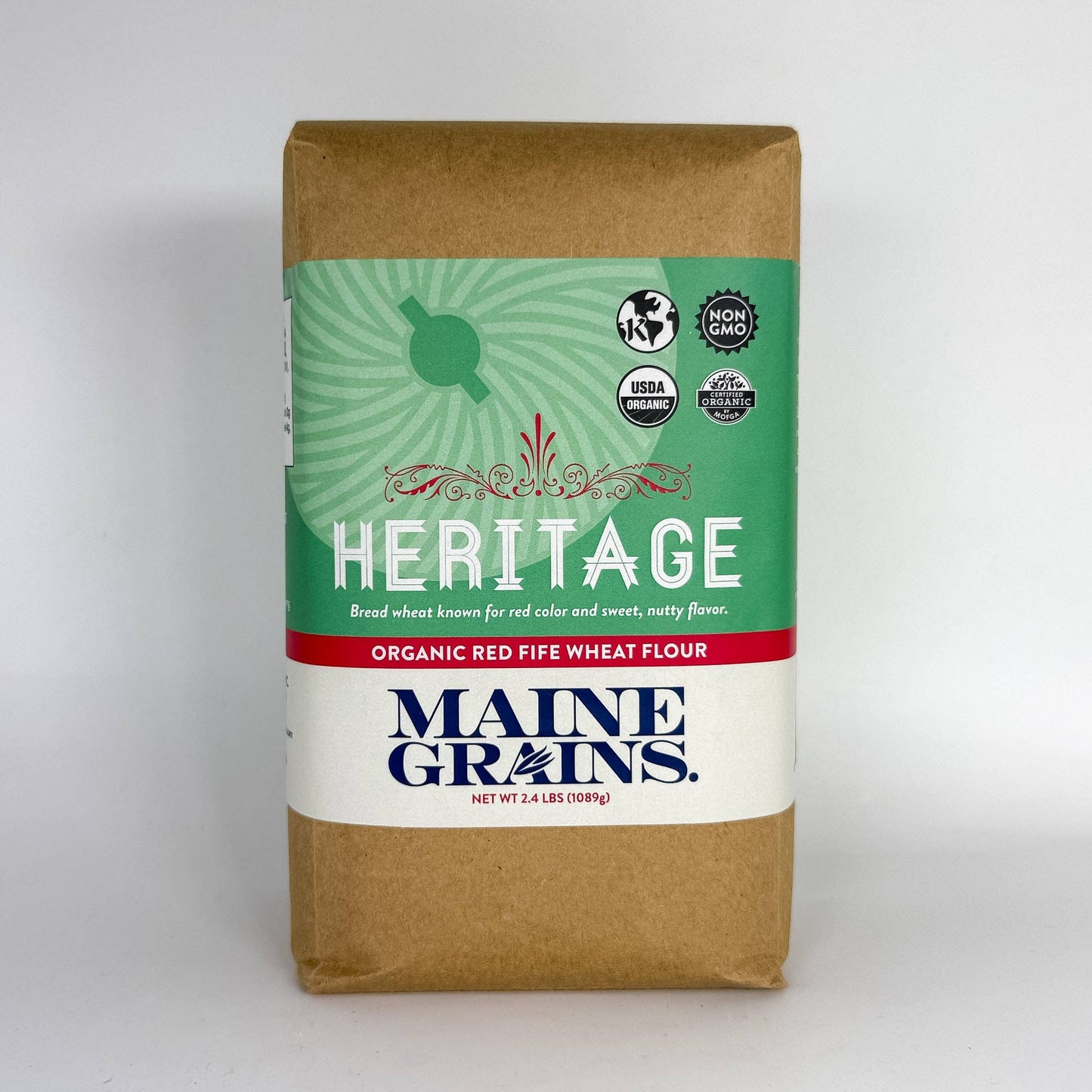 Maine Grains - Organic Heritage Red Fife Wheat Flour / 6x2.4#