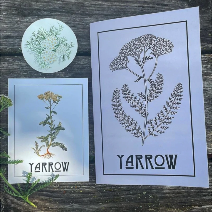 Herbal Revolution Farm + Apothecary - Yarrow Zine by Kathi Langelier
