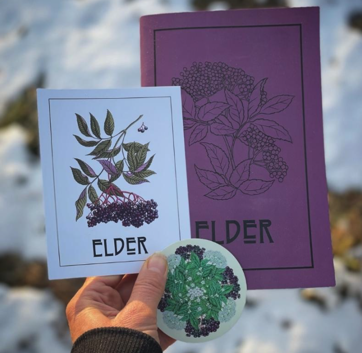 Herbal Revolution Farm + Apothecary - Elder Zine by Kathi Langelier