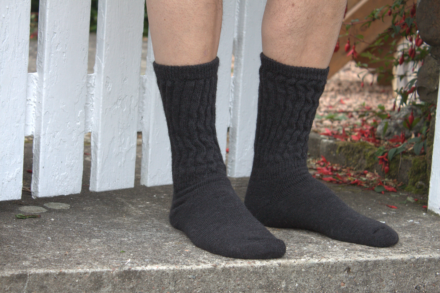 Alpaca Ribbed Socks