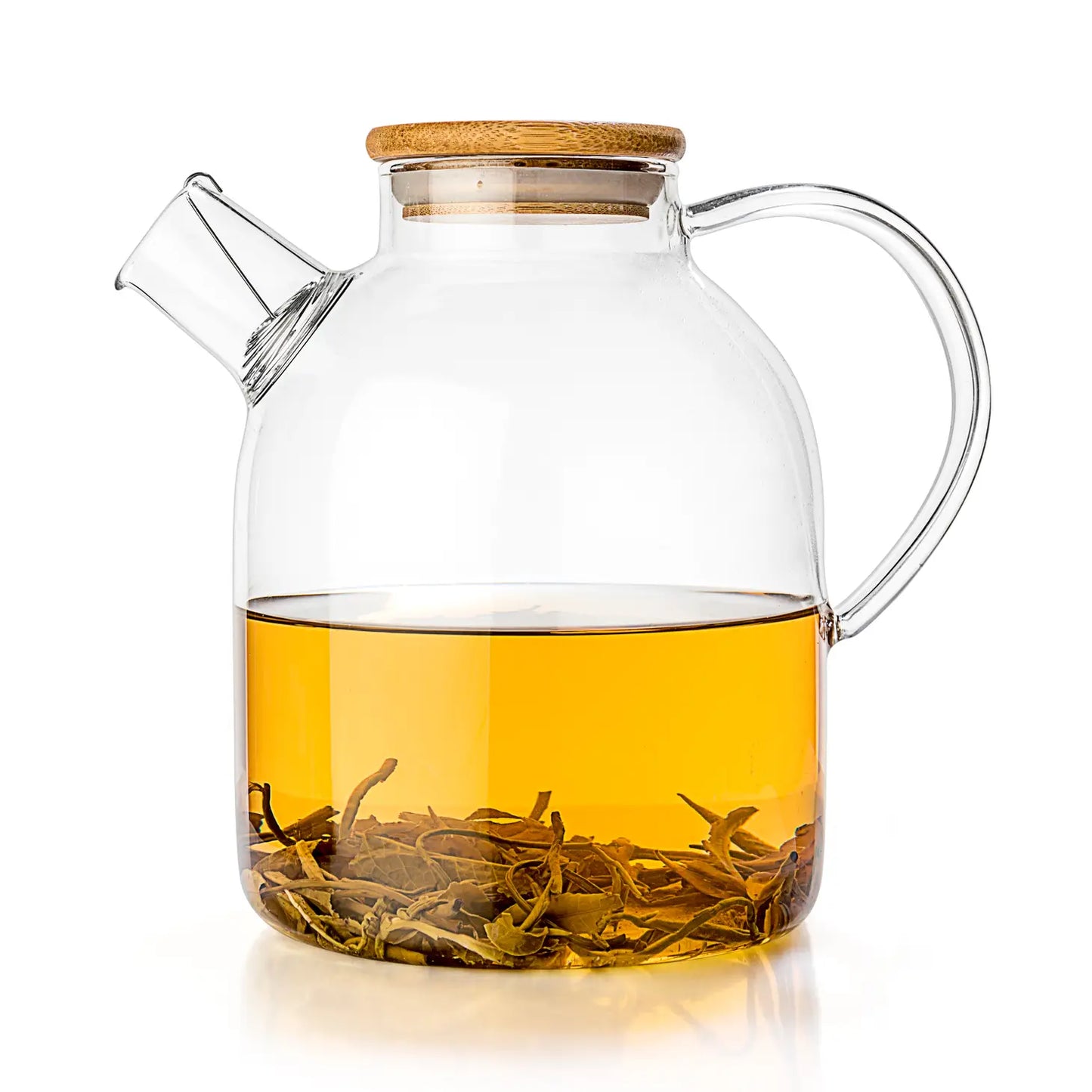 Large Glass Stove-Top Tea Kettle