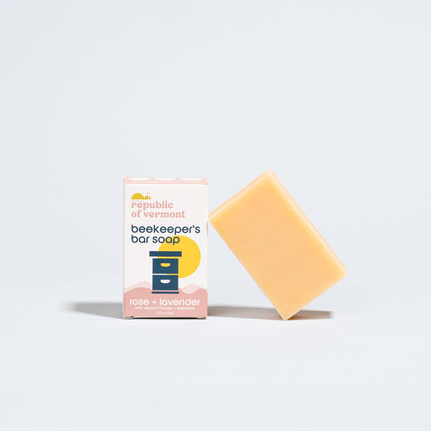 Republic Of Vermont - Beekeeper's Bar Soap - Rose + Lavender