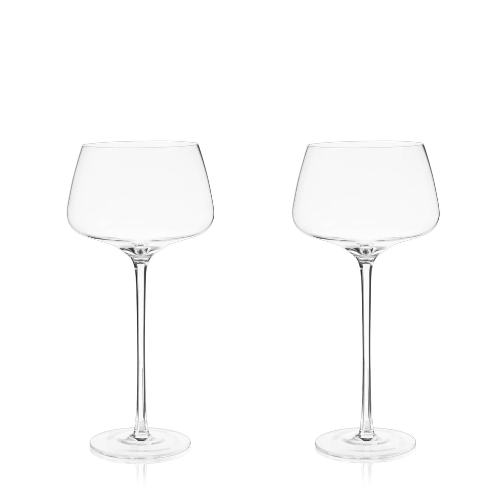 Raye™ Angled Crystal Stemmed Amaro Spritz Glasses