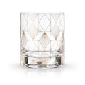 Metropolis Deco Crystal Rocks Glass