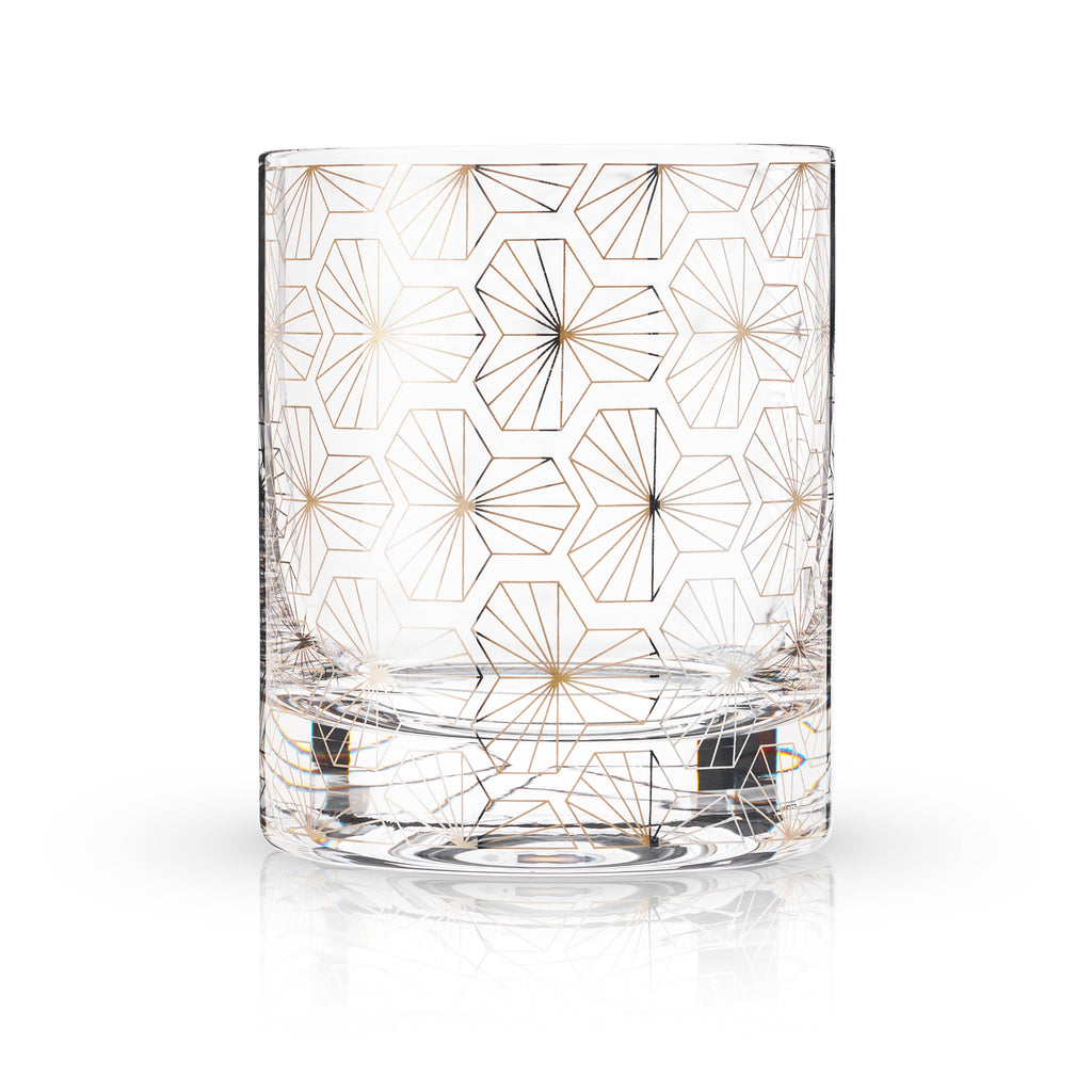 Zenith Deco Rocks Glass