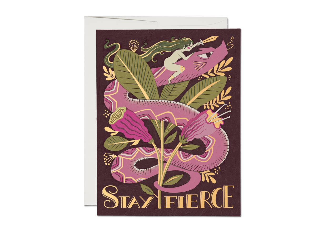 Red Cap Cards - Fierce Snake