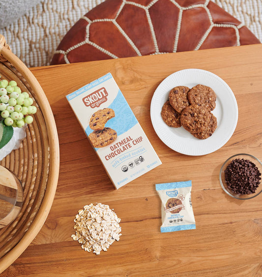 Skout Organic - Skout Organic Oatmeal Chocolate Chip Soft Baked Cookies