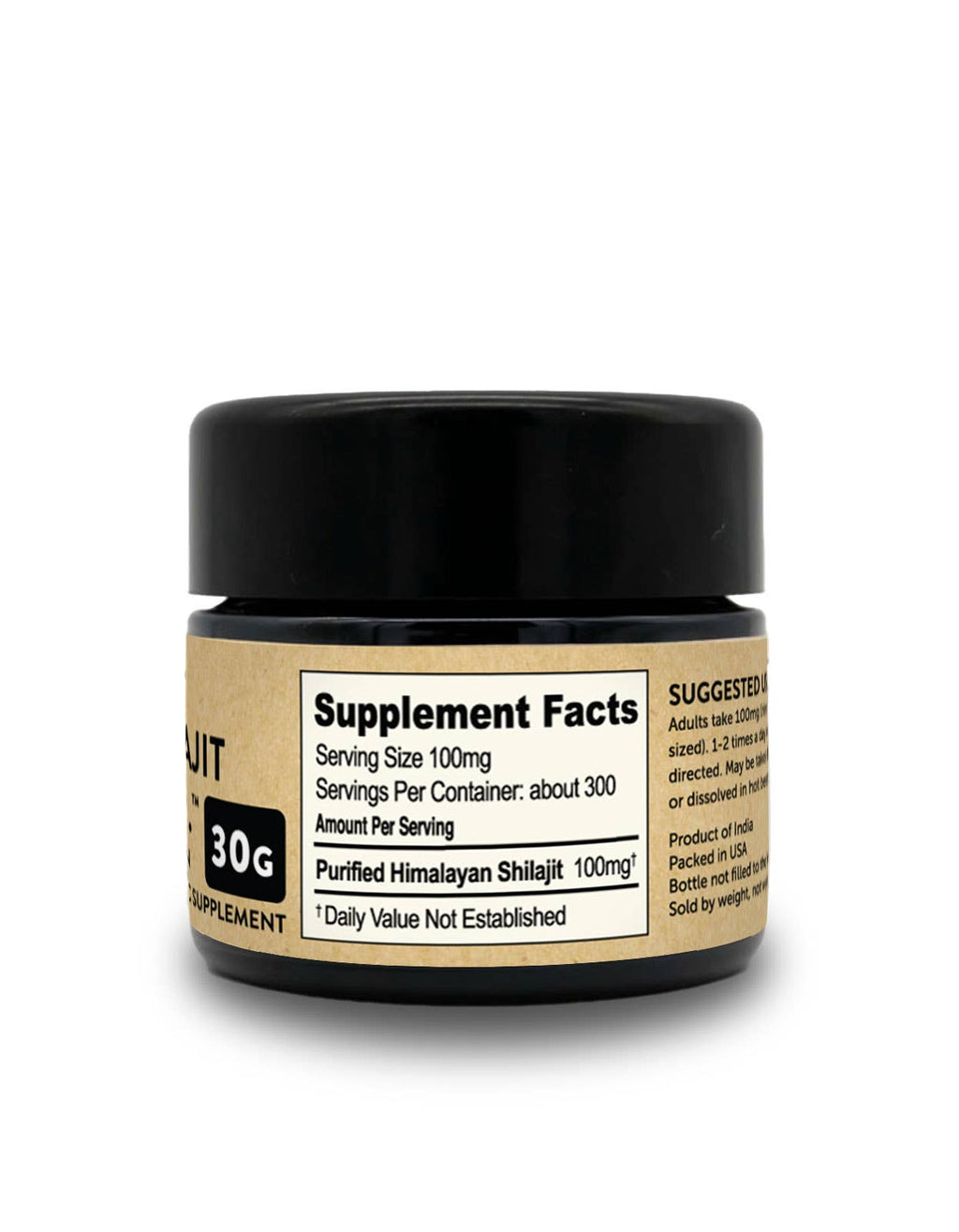 Pure Indian Foods - Best Shilajit Ever - 100% Pure Himalayan Shilajit Resin: 15g