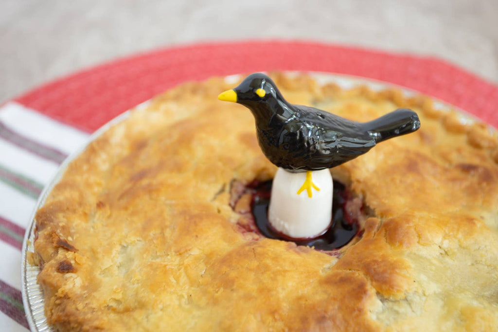 Fox Run Brands - Fox Run Blackbird Pie Vent, Pie Bird For Baking, 3” x 3.25”