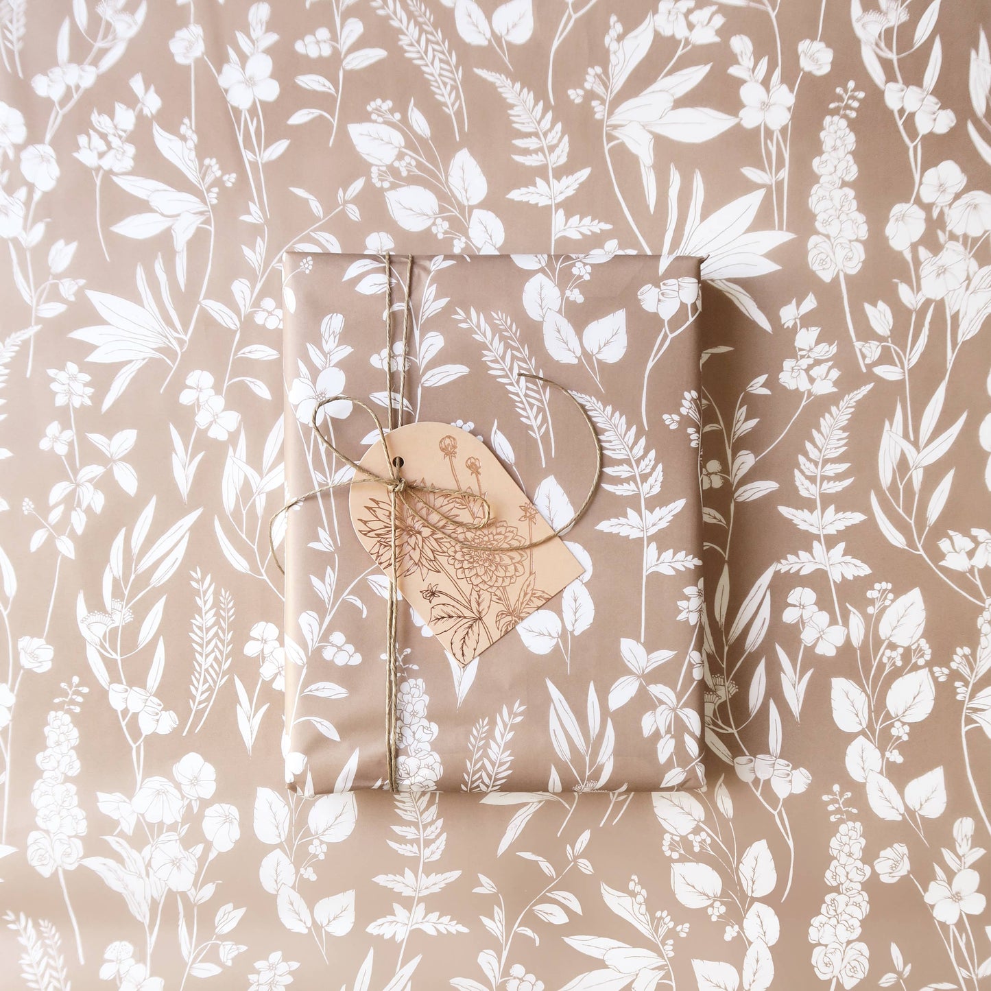 Tissue Paper | Botanical in Mocha