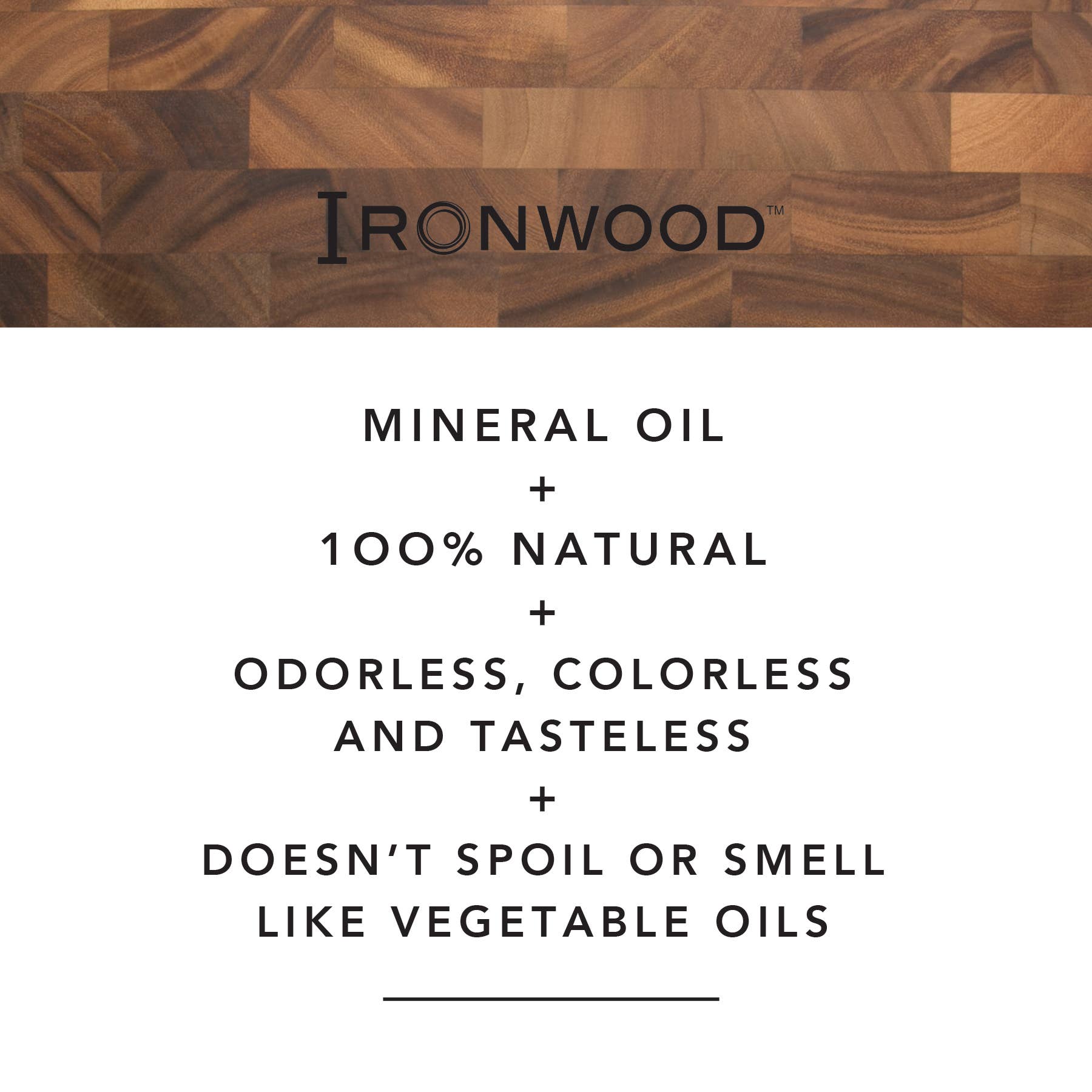 Fox Run Brands - Ironwood Gourmet Butcher Block Oil, 8-Ounce