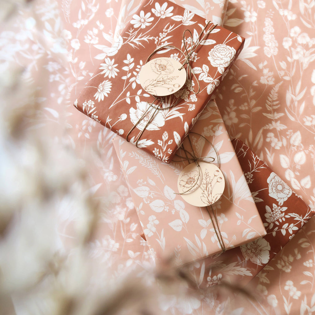 Tissue Paper | Wildflowers in Rust