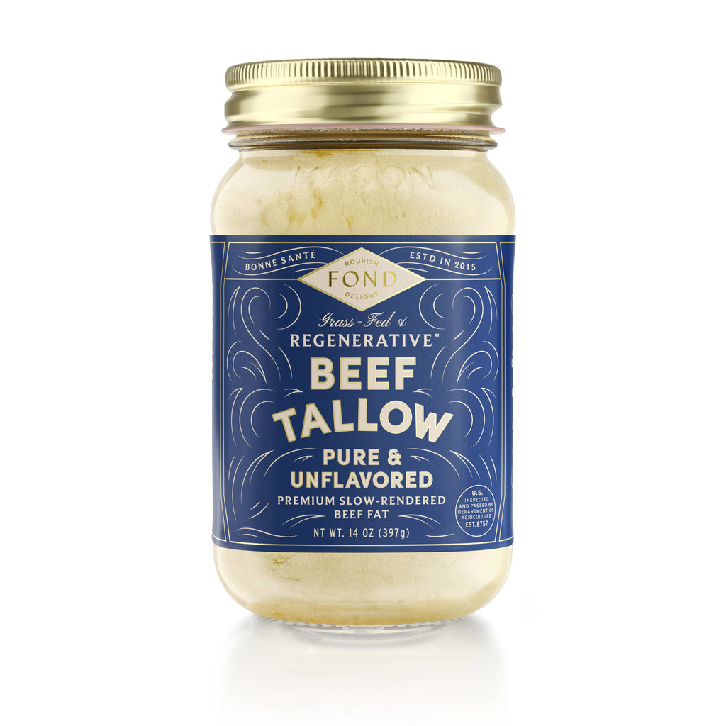 Pure & Unflavored Regenerative Beef Tallow