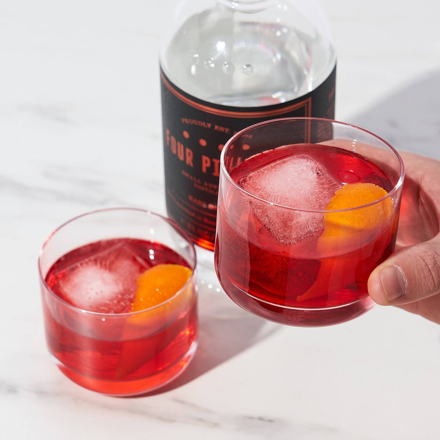 Raye™ Crystal Lowball Negroni Glasses