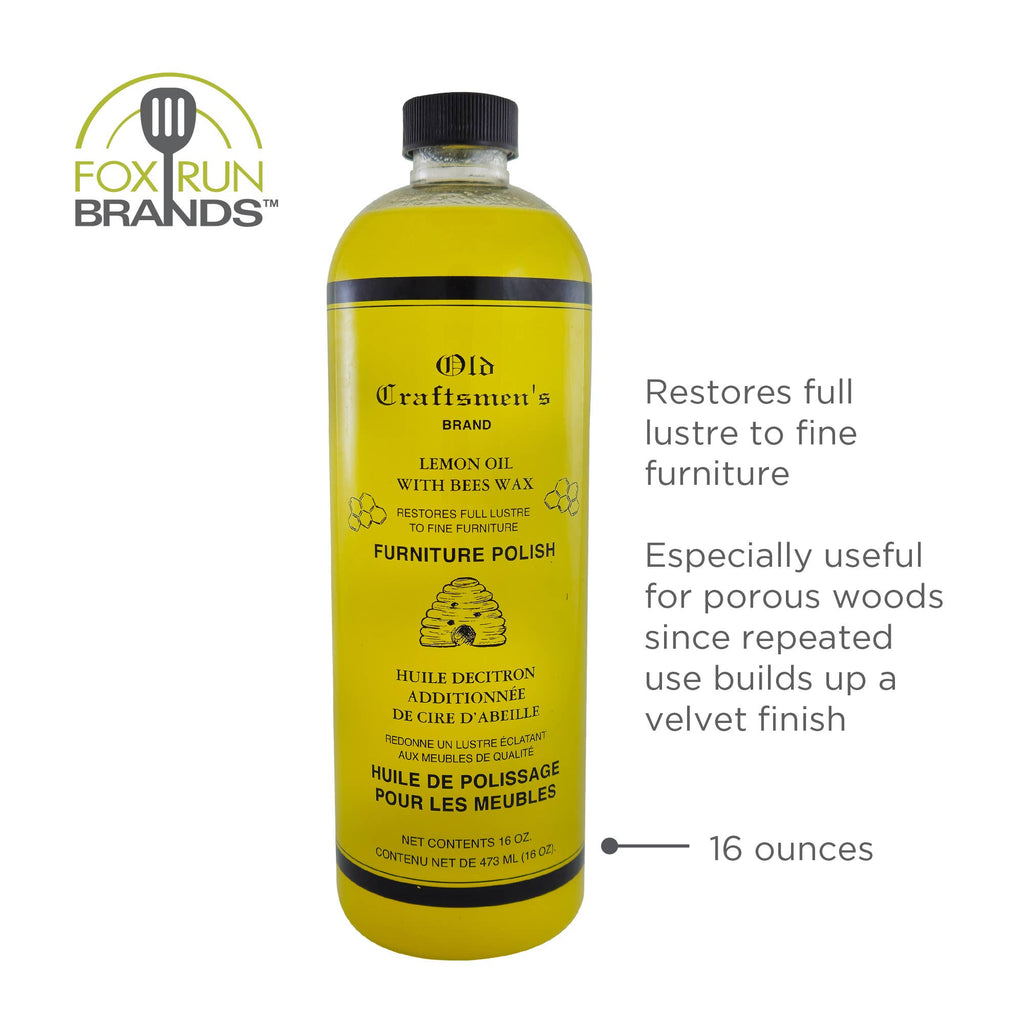 Fox Run Brands - Fox Run Lemon Oil Polisher and Conditioner, 16 ounces