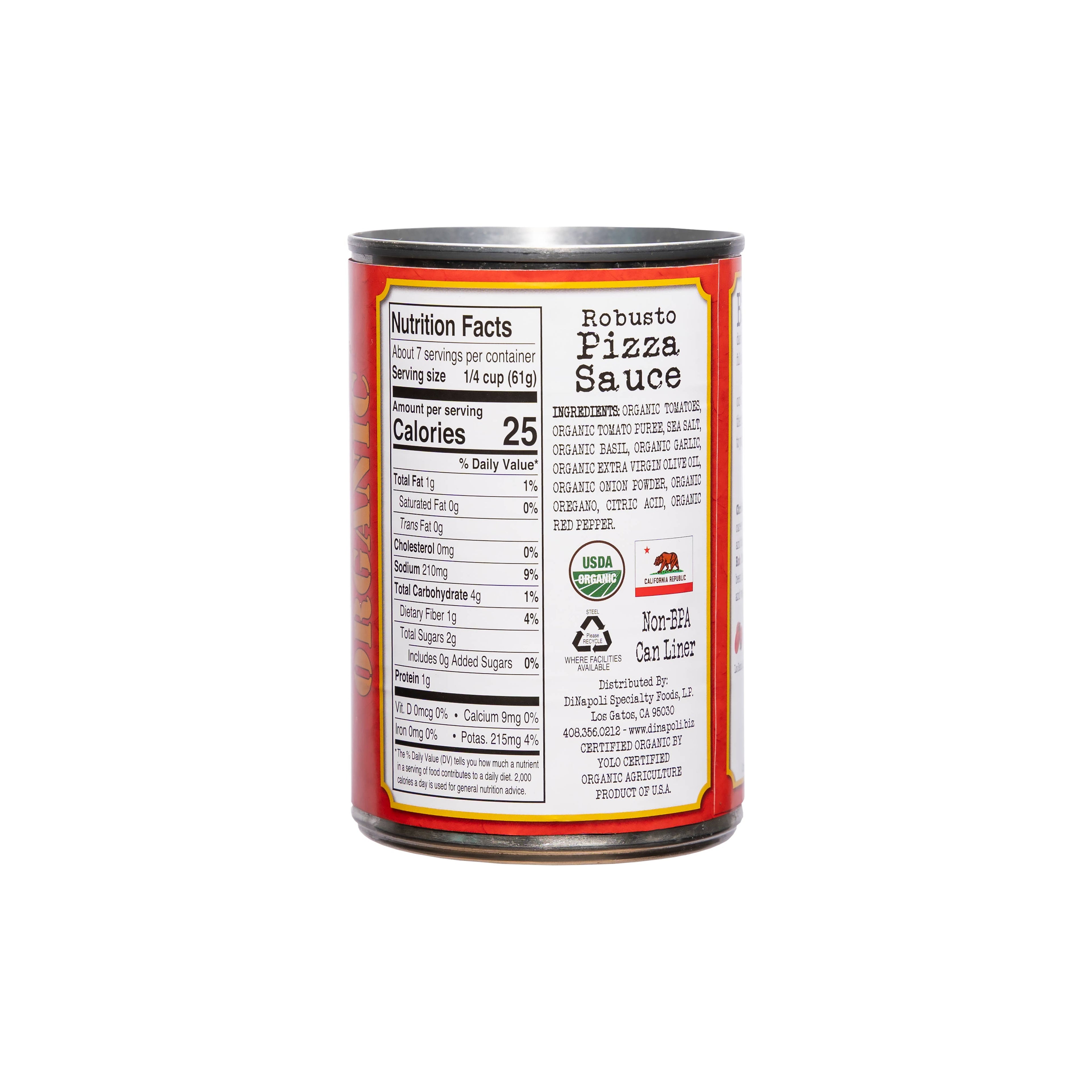 Organic Robusto Pizza Sauce