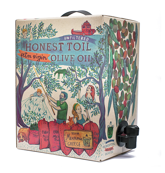 Honest Toil - 3LTR box extra virgin olive oil - NOV 2024 HARVEST