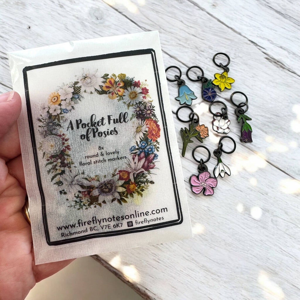 Pocket Full of Posies Stitch Marker Pack
