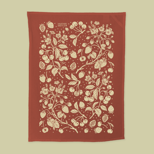 Mustard Beetle - Tea Towel: Jam