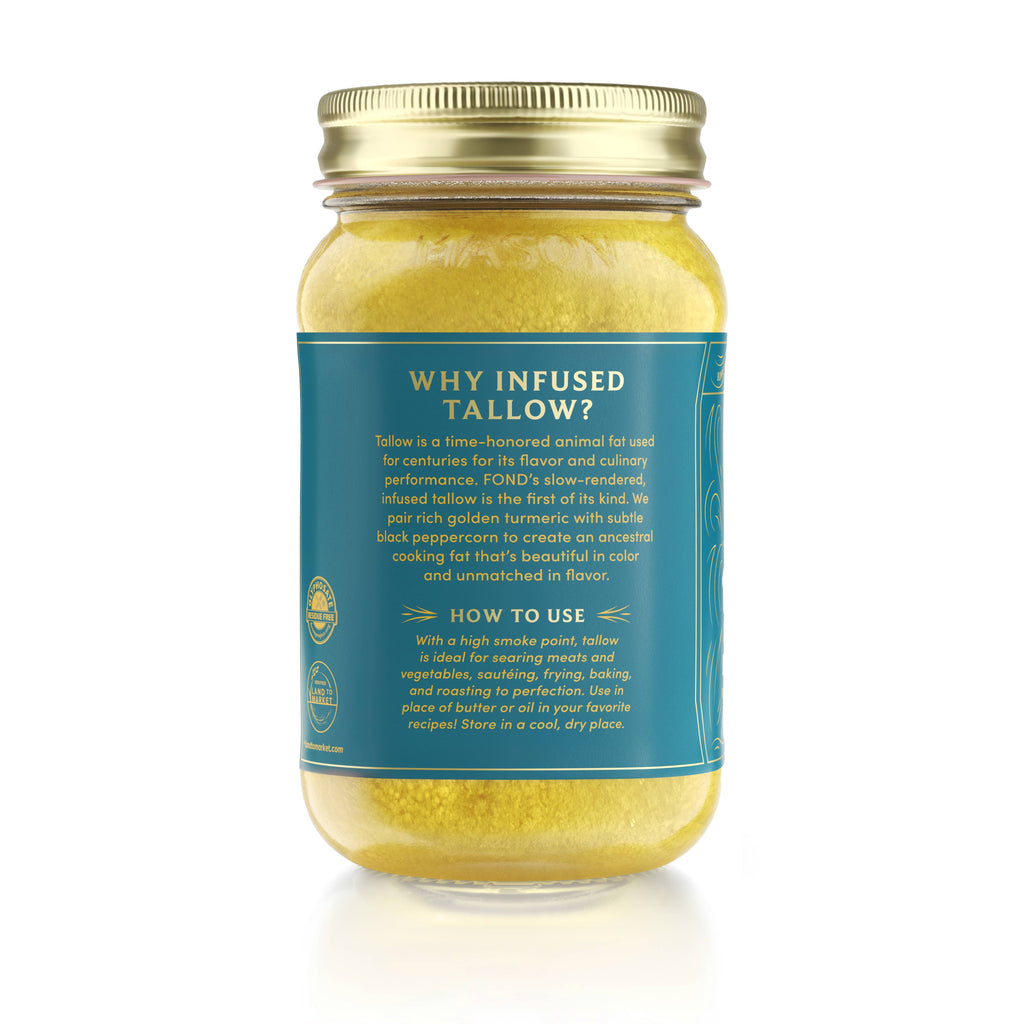 Turmeric & Black Pepper Regenerative Beef Tallow