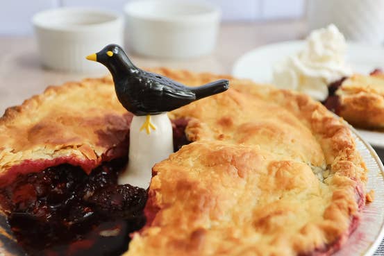 Fox Run Brands - Fox Run Blackbird Pie Vent, Pie Bird For Baking, 3” x 3.25”
