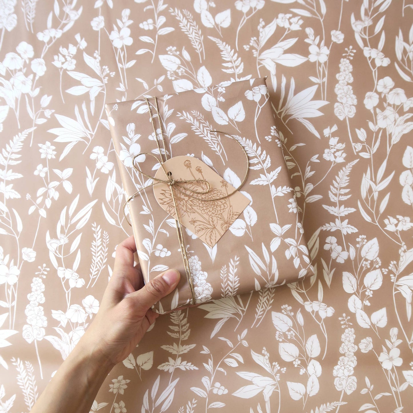 Tissue Paper | Botanical in Mocha