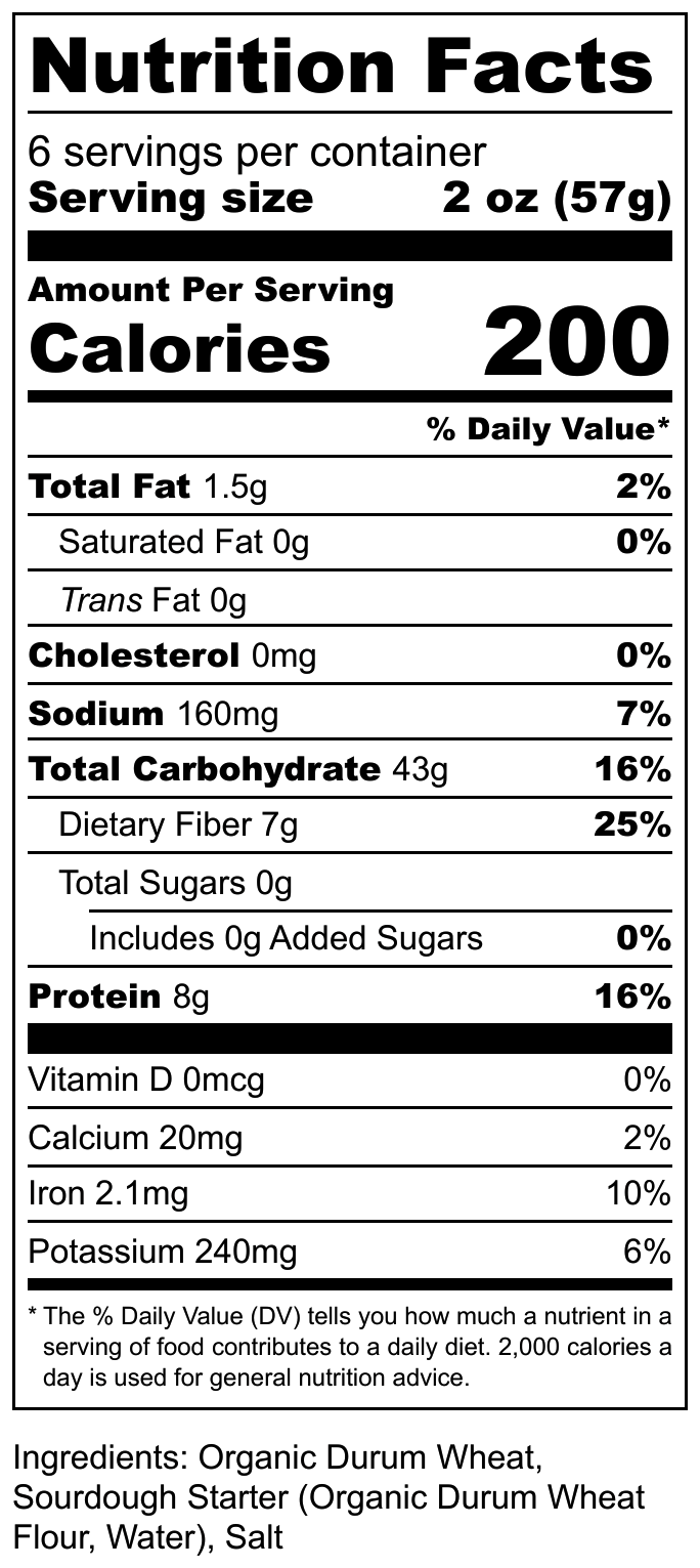 Macaroni Sourdough Pasta