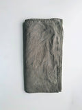 Naturally Dyed Linen Tea Towels: Green