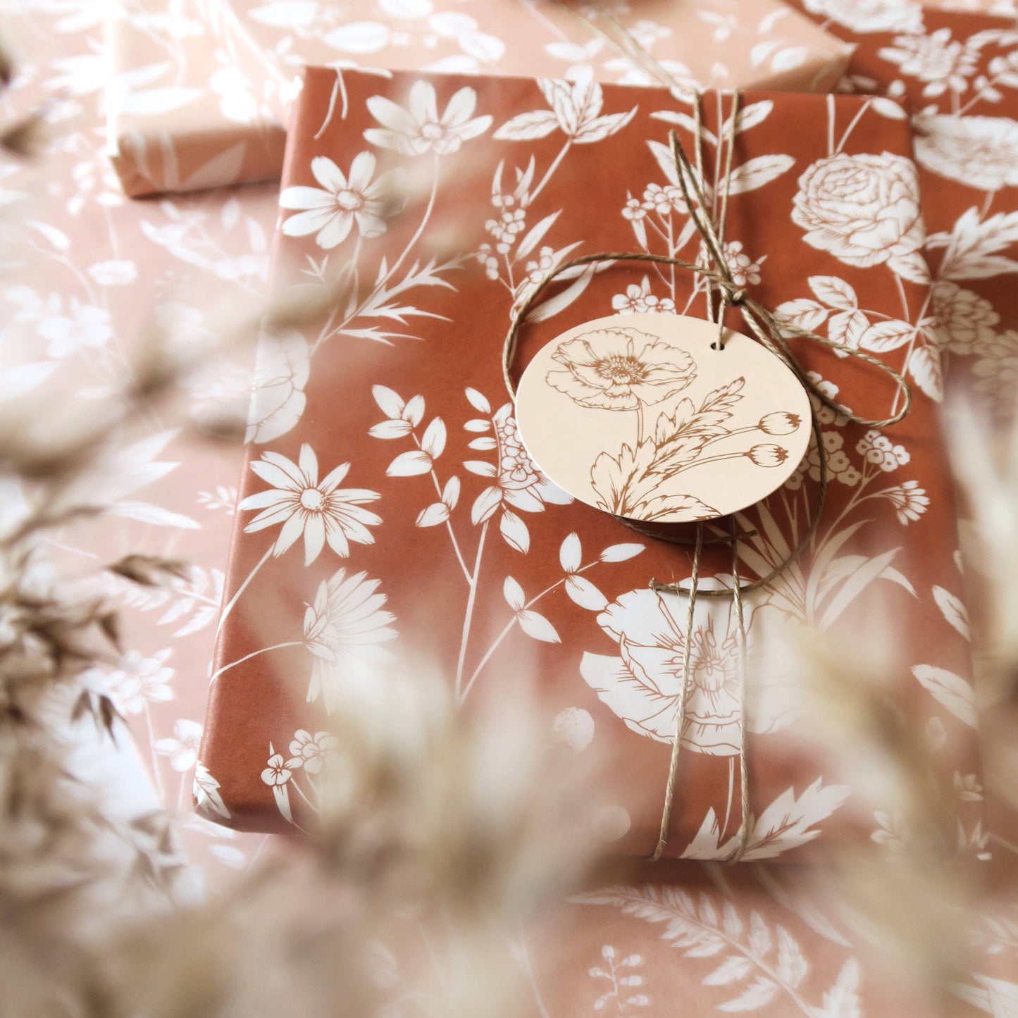 Tissue Paper | Wildflowers in Rust