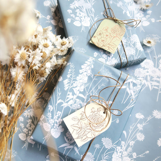 Tissue Paper | Wildflowers in Blue