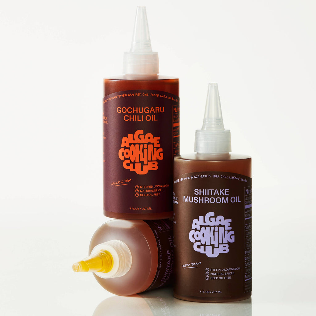 Algae Cooking Club - Shiitake Mushroom Oil - Cooking, Drizzling, Dressing, Dips