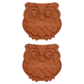 Fox Run Brands - Fox Run Owl Sugar Keeper, Set of 2, 2.5" x 2" x 0.4"